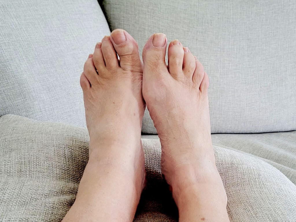 Rubbing my mother’s&nbsp;feet